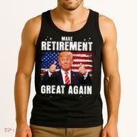 Make Retirement Great Great Again Trump Tank Top thumb 3