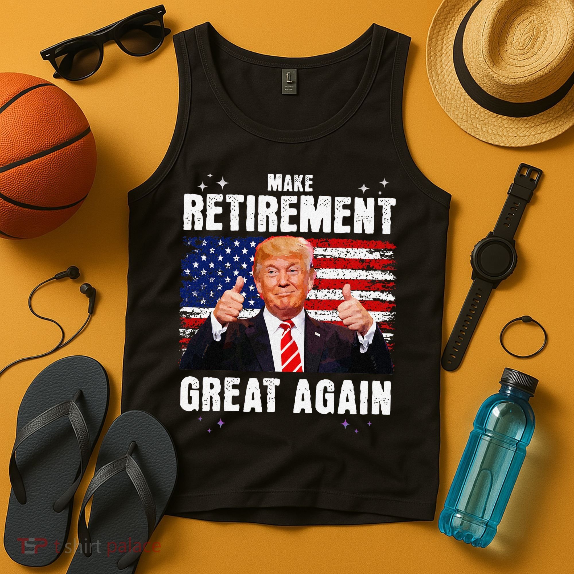 Make Retirement Great Great Again Trump Tank Top