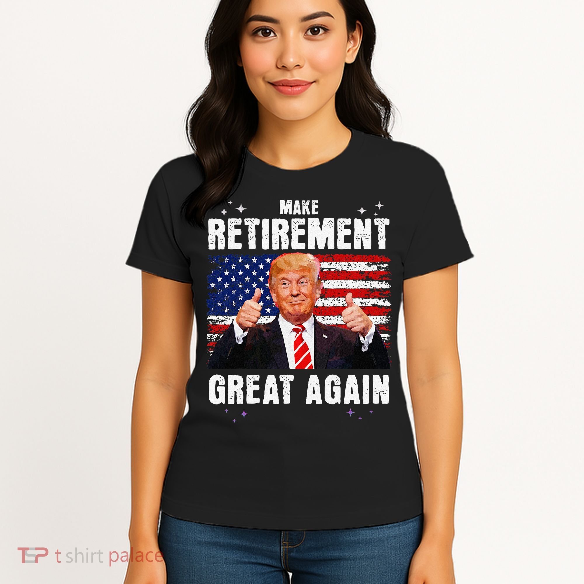 Make Retirement Great Great Again Trump Women's T-Shirt