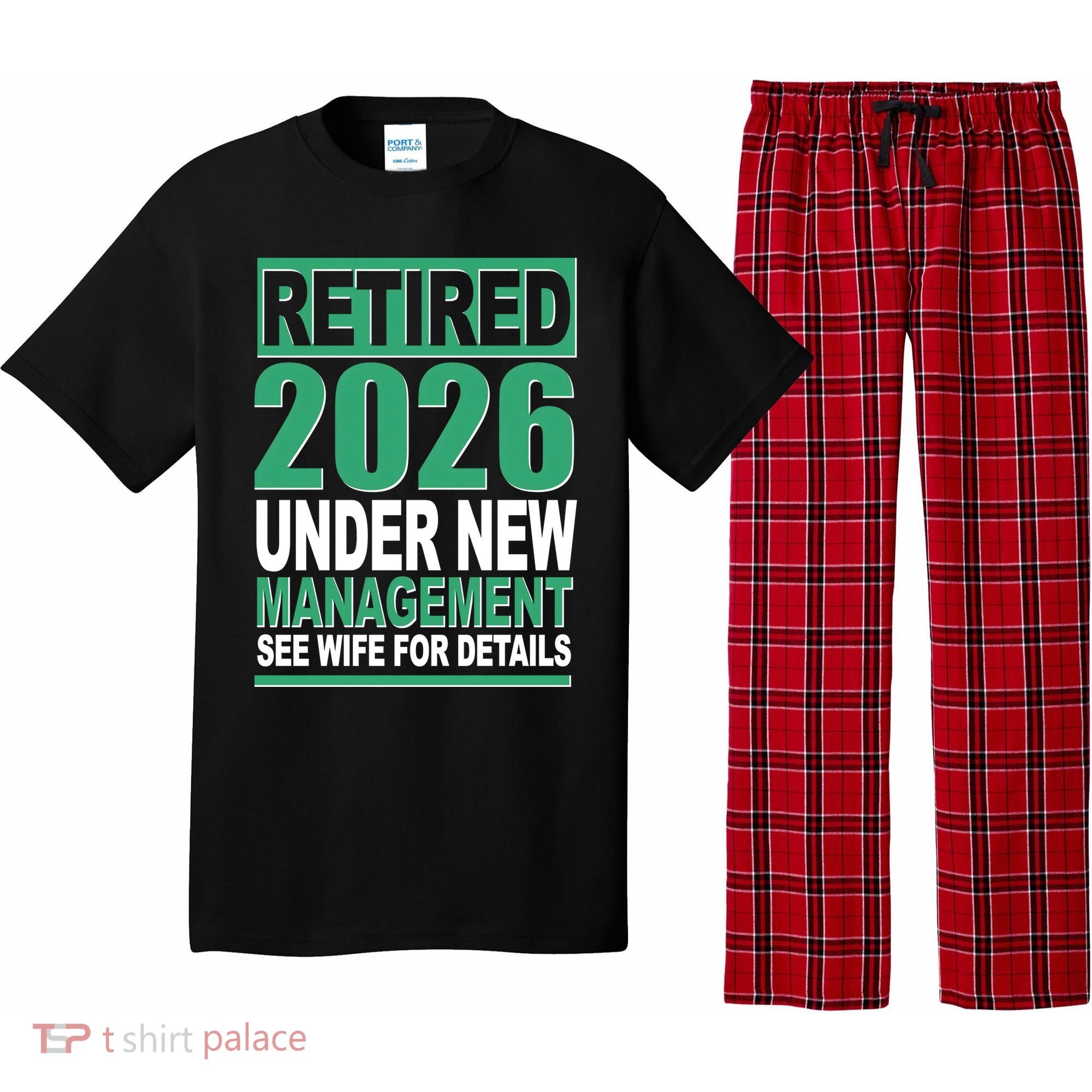 Retired 2026 Under New Management See Wife For Details Pajama Set