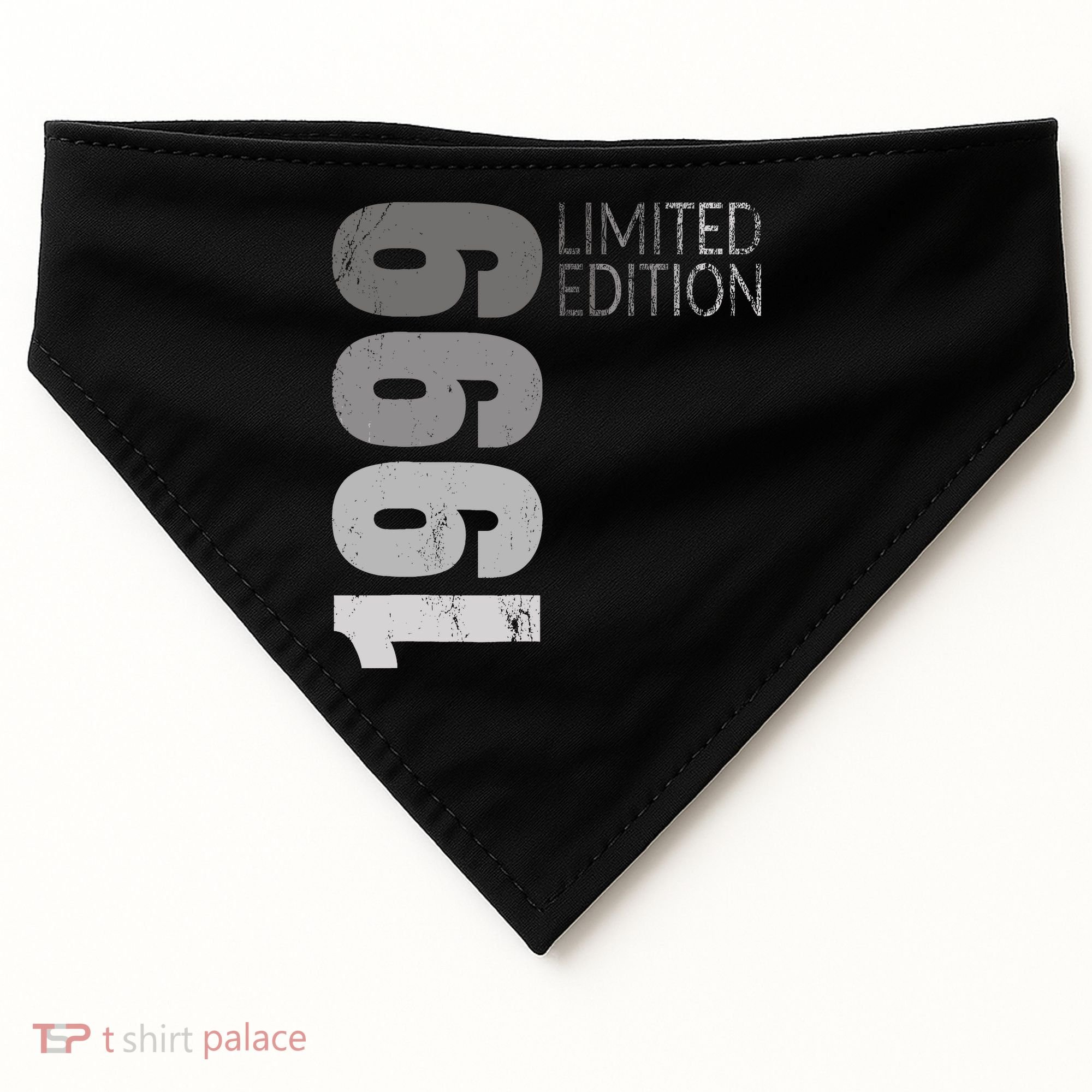 Retro 25 Years Old Gift 25 Birthday Gift For Wo USA-Made Doggie Bandana