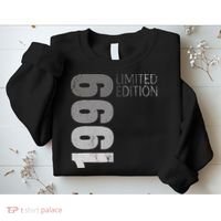 Retro 25 Years Old Gift 25 Birthday Gift For Wo Sweatshirt thumb 2