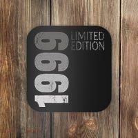 Retro 25 Years Old Gift 25 Birthday Gift For Wo Coaster thumb 0