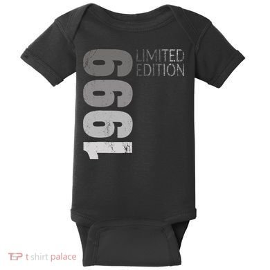 Retro 25 Years Old Gift 25 Birthday Gift For Wo Baby Bodysuit