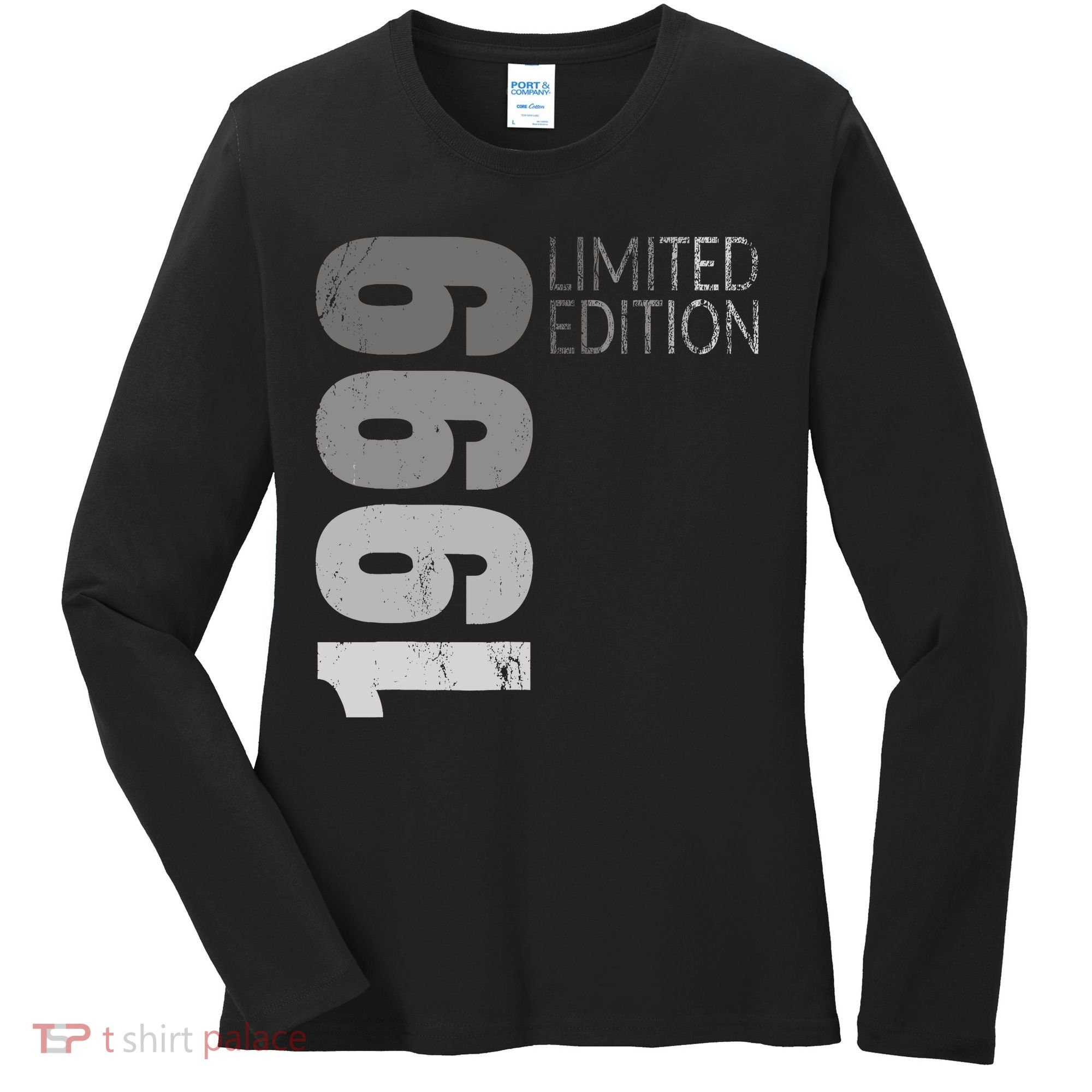 Retro 25 Years Old Gift 25 Birthday Gift For Wo Women's Long Sleeve Shirt