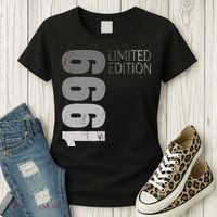 Retro 25 Years Old Gift 25 Birthday Gift For Wo Women's T-Shirt thumb 3