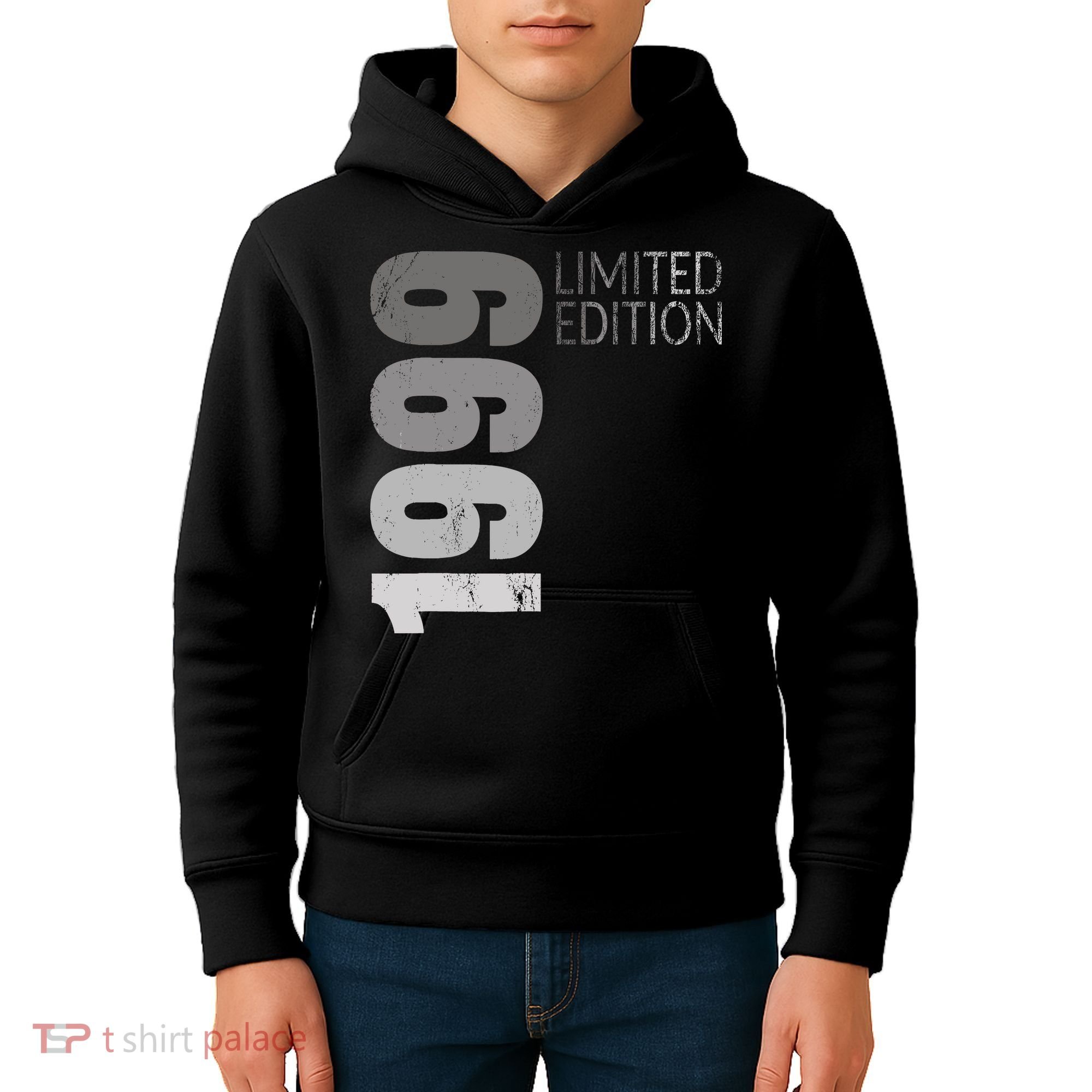 Retro 25 Years Old Gift 25 Birthday Gift For Wo Kids Hoodie