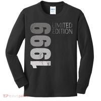 Retro 25 Years Old Gift 25 Birthday Gift For Wo Kids Long Sleeve Shirt thumb 0