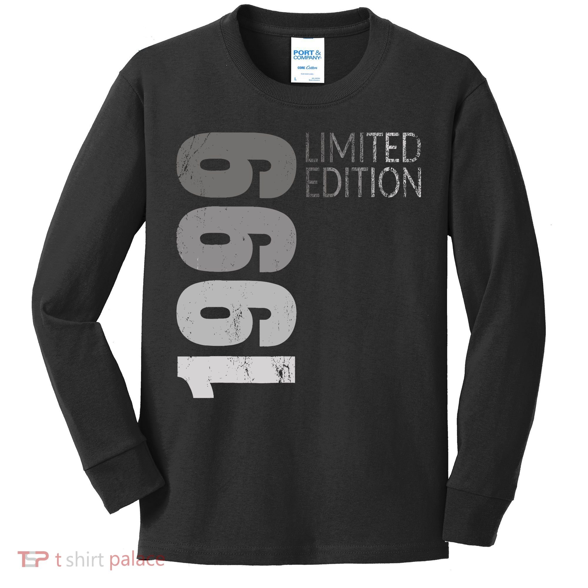 Retro 25 Years Old Gift 25 Birthday Gift For Wo Kids Long Sleeve Shirt