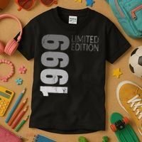Retro 25 Years Old Gift 25 Birthday Gift For Wo Kids T-Shirt thumb 3