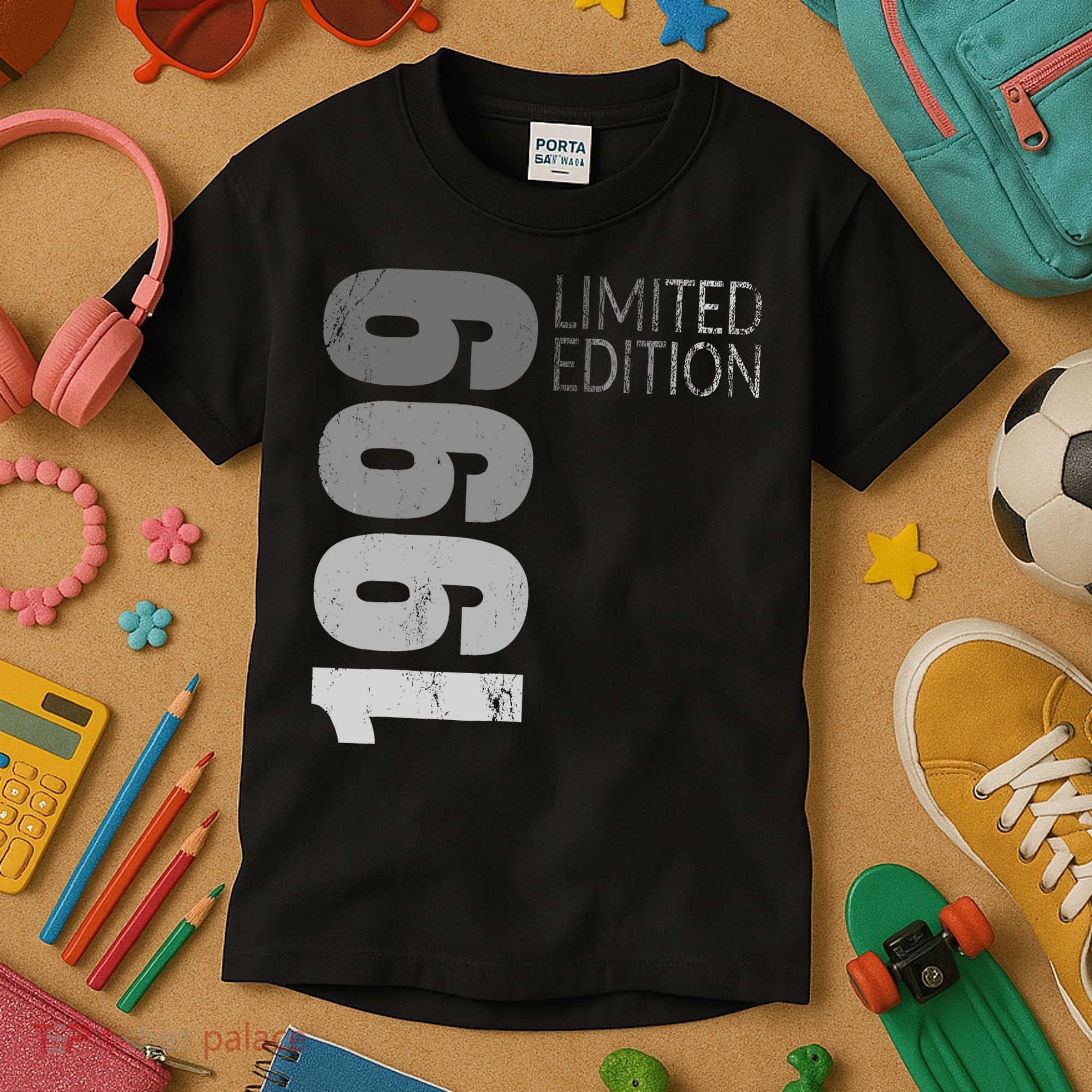 Retro 25 Years Old Gift 25 Birthday Gift For Wo Kids T-Shirt