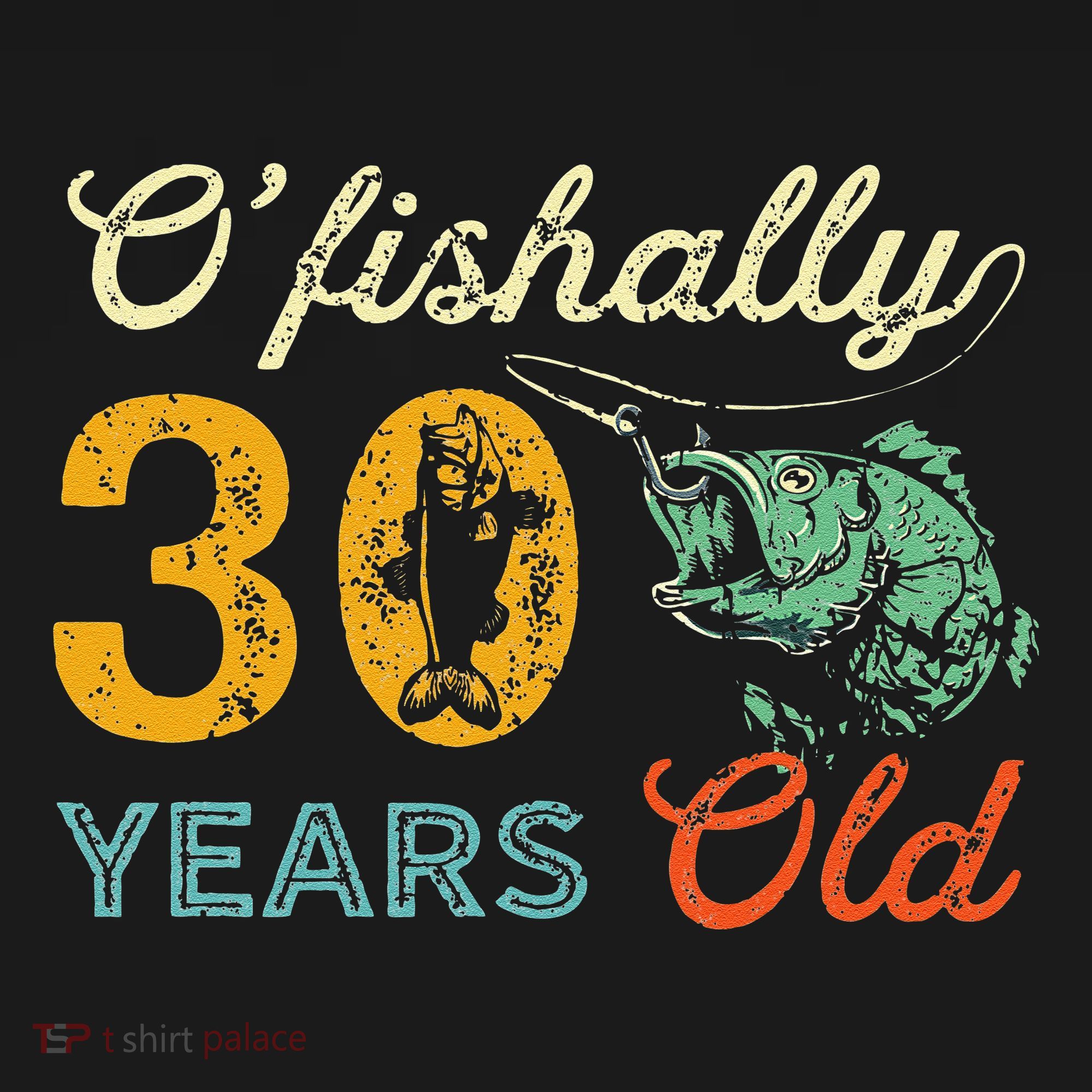 Retro 30th Birthday Fishing Gift Turning 30 Bass Fisherman Women's Tank Top