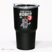 Robot 3rd Birthday Party Supplies Decorations Girl Three Tumbler thumb 0