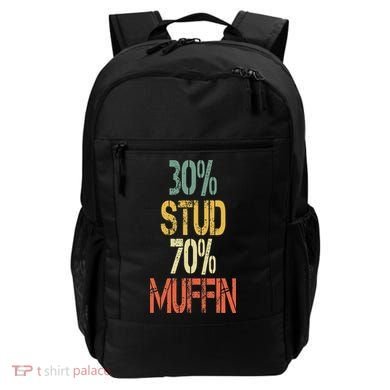 Retro 30 Stud 70 Muffin Sarcasm Dad Bod Figure Backpack