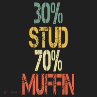 Retro 30 Stud 70 Muffin Sarcasm Dad Bod Figure Beanie thumb 2