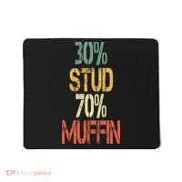 Retro 30 Stud 70 Muffin Sarcasm Dad Bod Figure Mousepad thumb 0