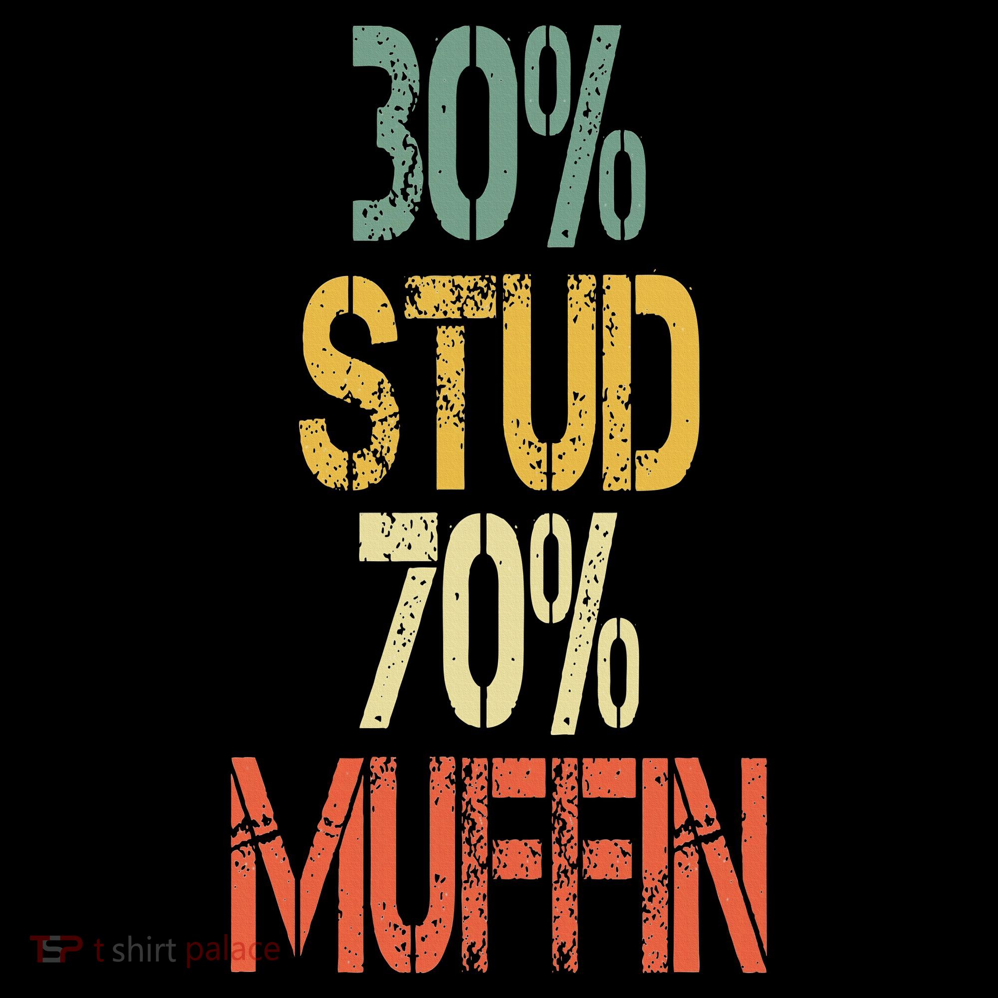 Retro 30 Stud 70 Muffin Sarcasm Dad Bod Figure Women's Tank Top