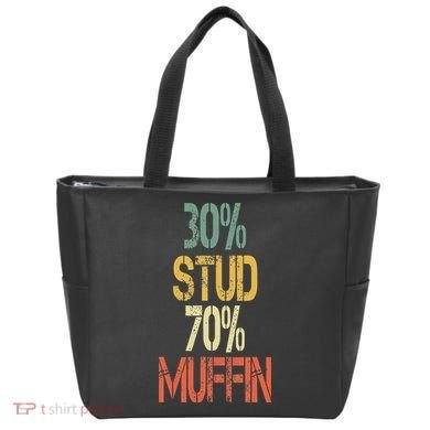 Retro 30 Stud 70 Muffin Sarcasm Dad Bod Figure Tote Bag