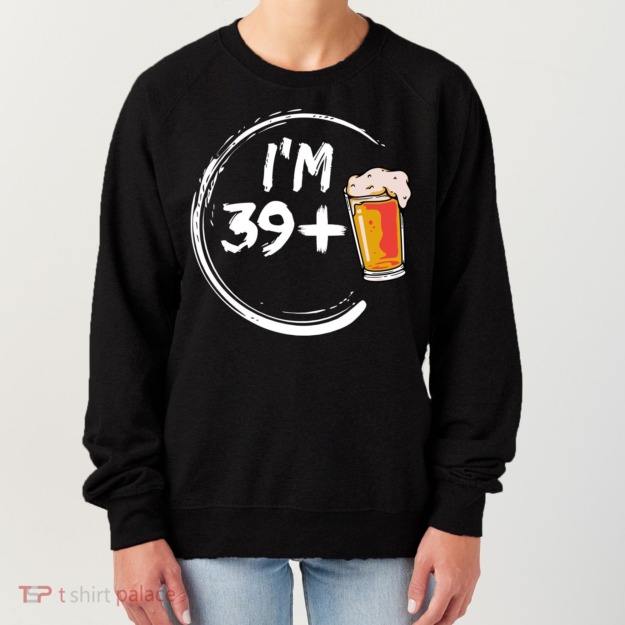 Retro 40th Birthday Beer Lover Women's Sweatshirt