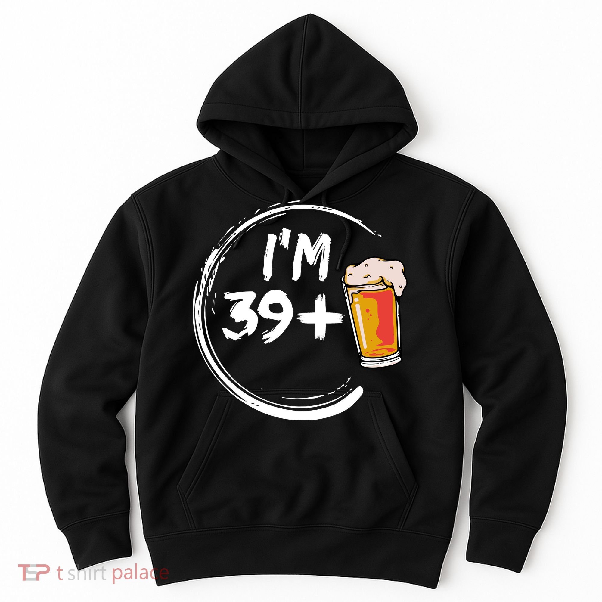 Retro 40th Birthday Beer Lover Hoodie