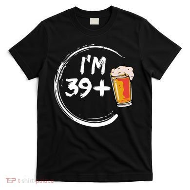 Retro 40th Birthday Beer Lover T-Shirt