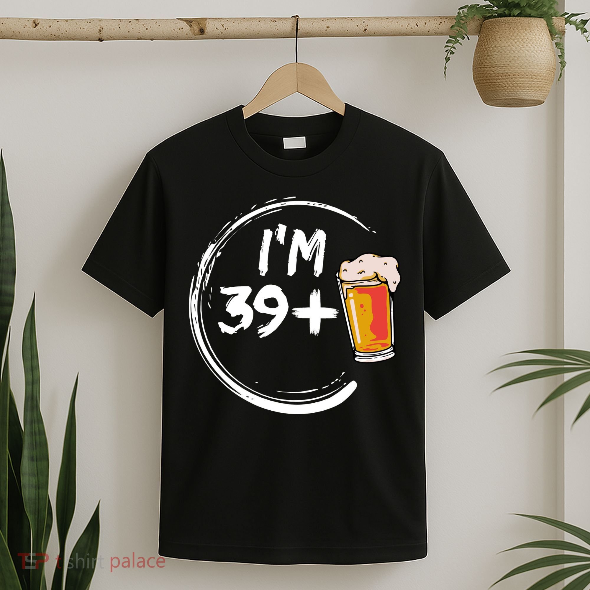Retro 40th Birthday Beer Lover T-Shirt