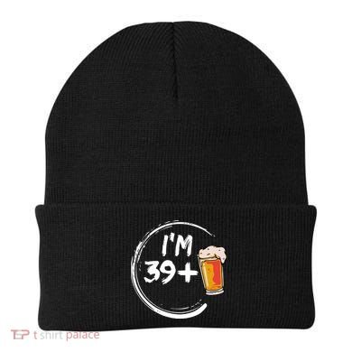 Retro 40th Birthday Beer Lover Beanie