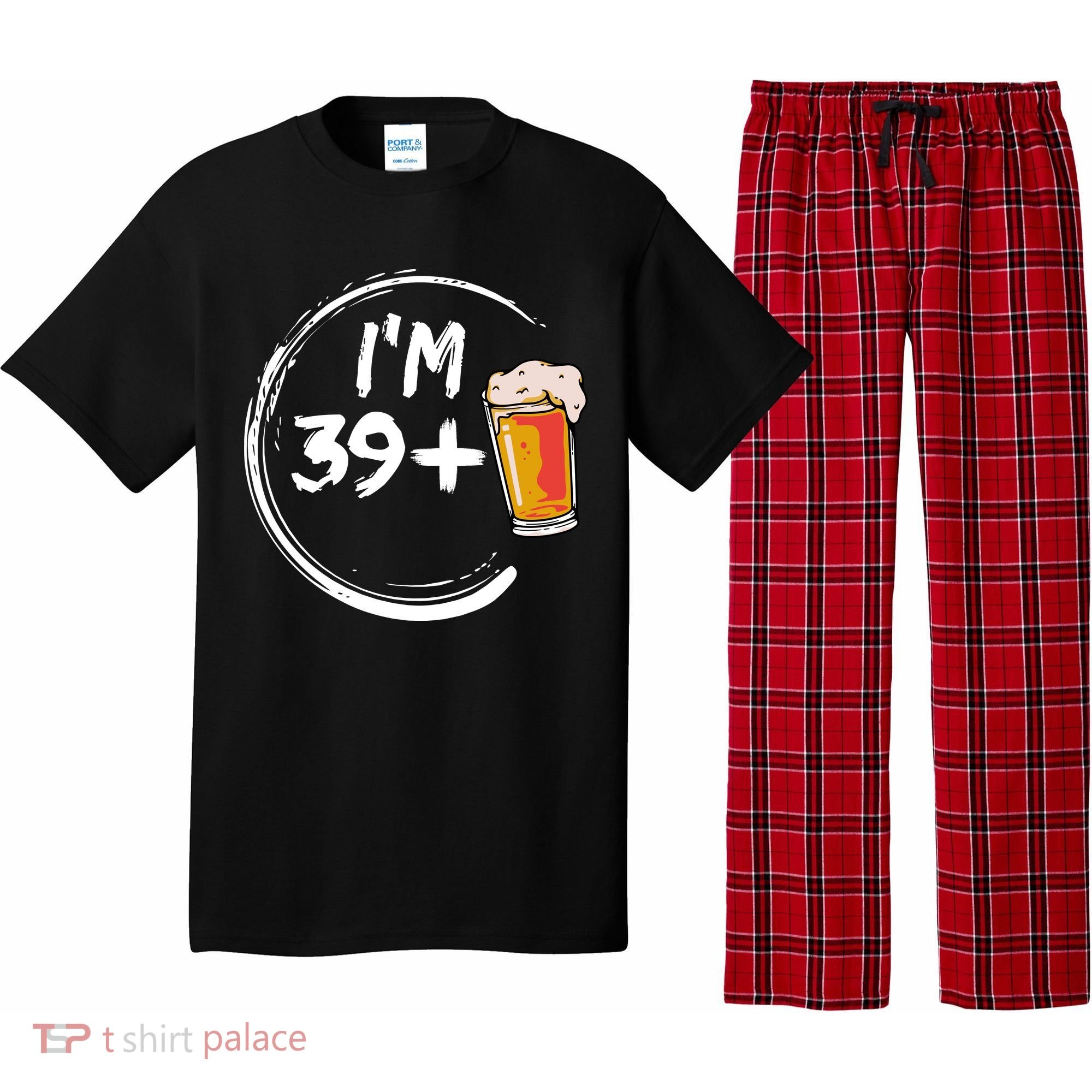 Retro 40th Birthday Beer Lover Pajama Set