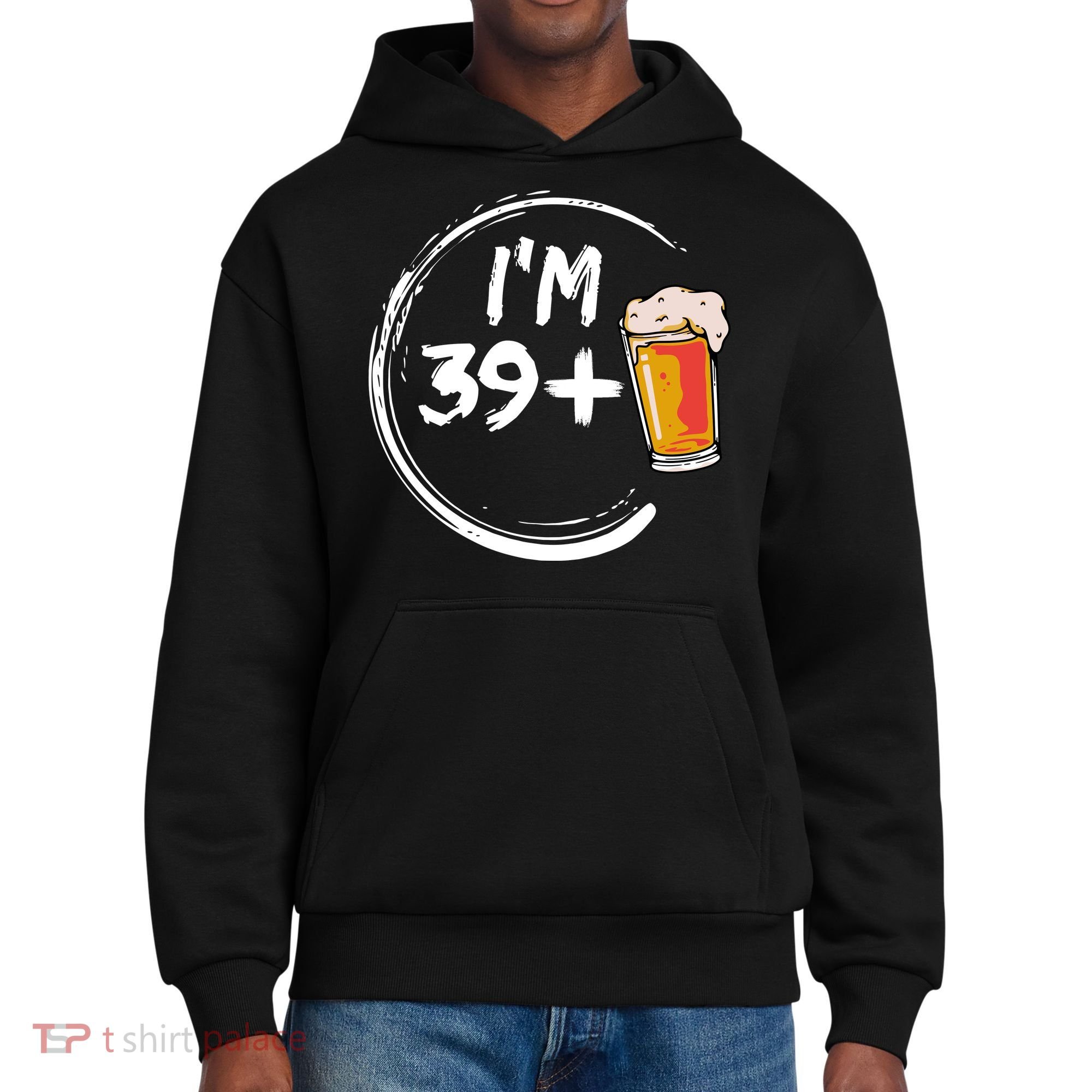 Retro 40th Birthday Beer Lover District V.I.T. Heavyweight Hoodie