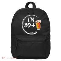 Retro 40th Birthday Beer Lover 16 in Basic Backpack thumb 0
