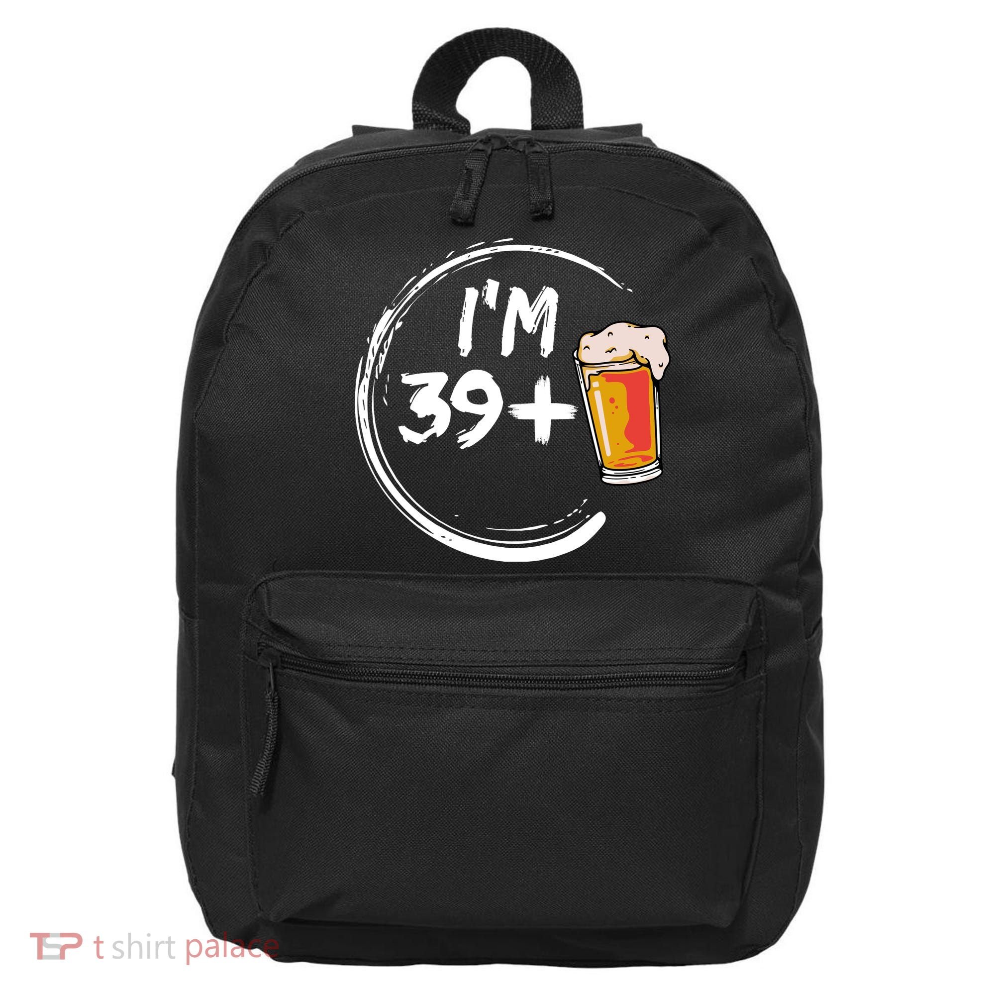 Retro 40th Birthday Beer Lover 16 in Basic Backpack