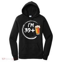 Retro 40th Birthday Beer Lover Women's Hoodie thumb 0