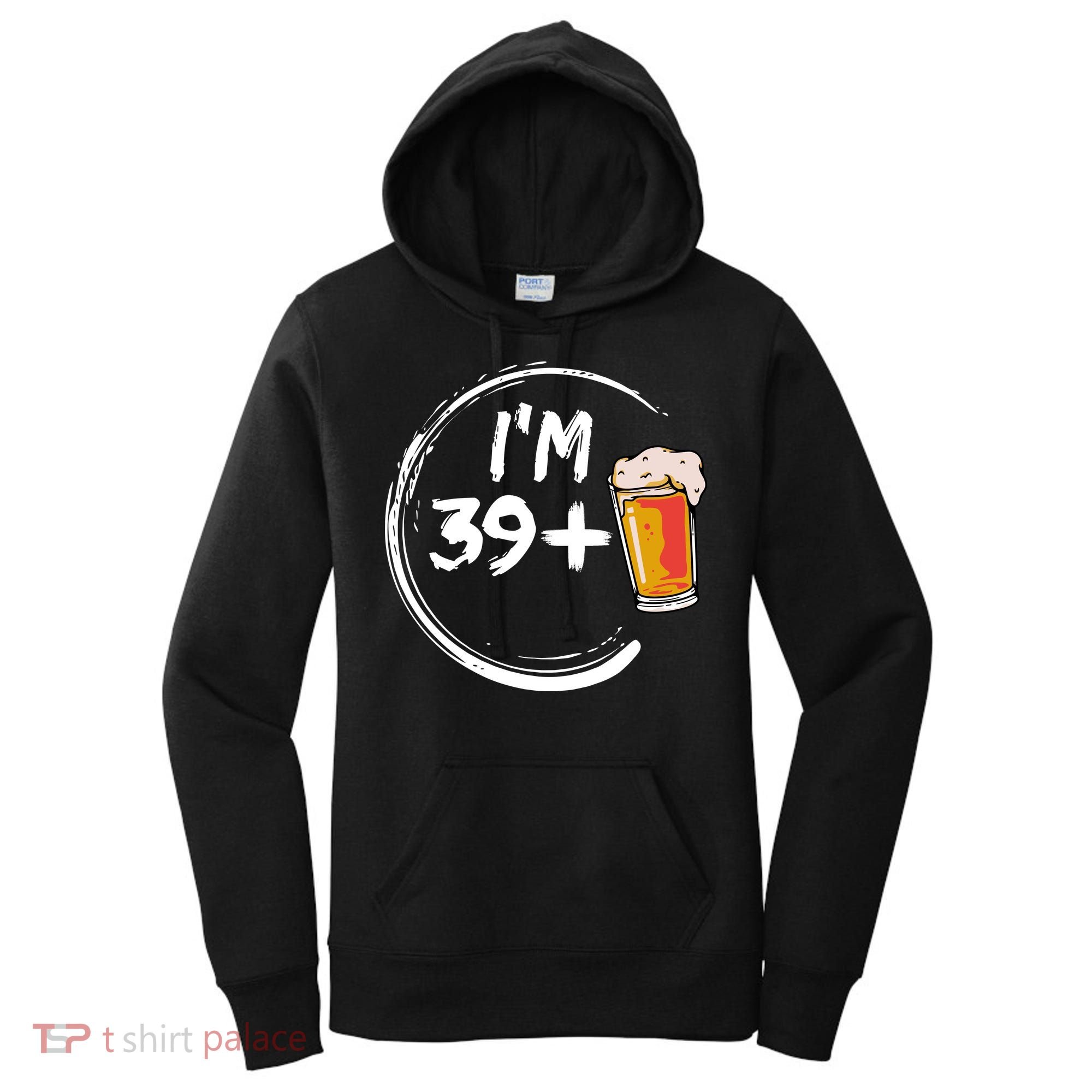 Retro 40th Birthday Beer Lover Women's Hoodie