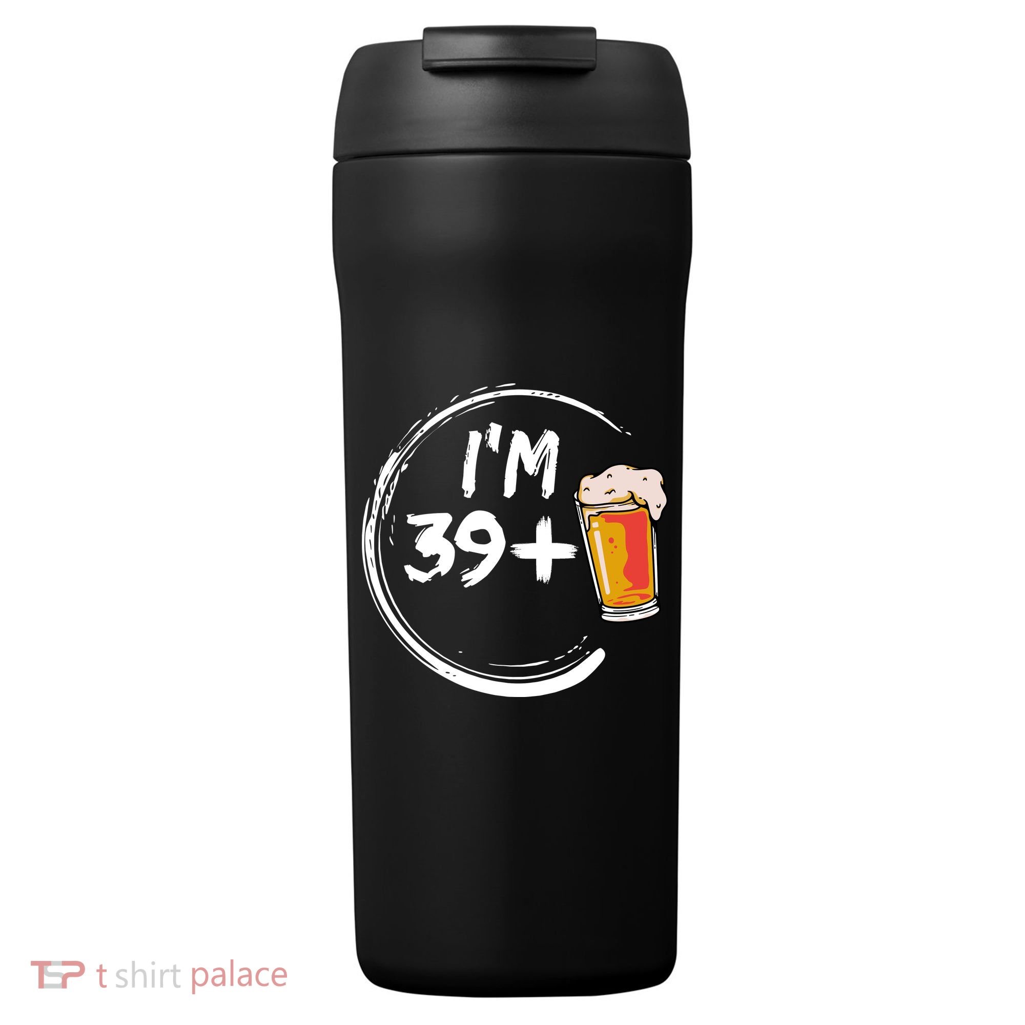 Retro 40th Birthday Beer Lover 24oz Duet Stainless Steel Tumbler