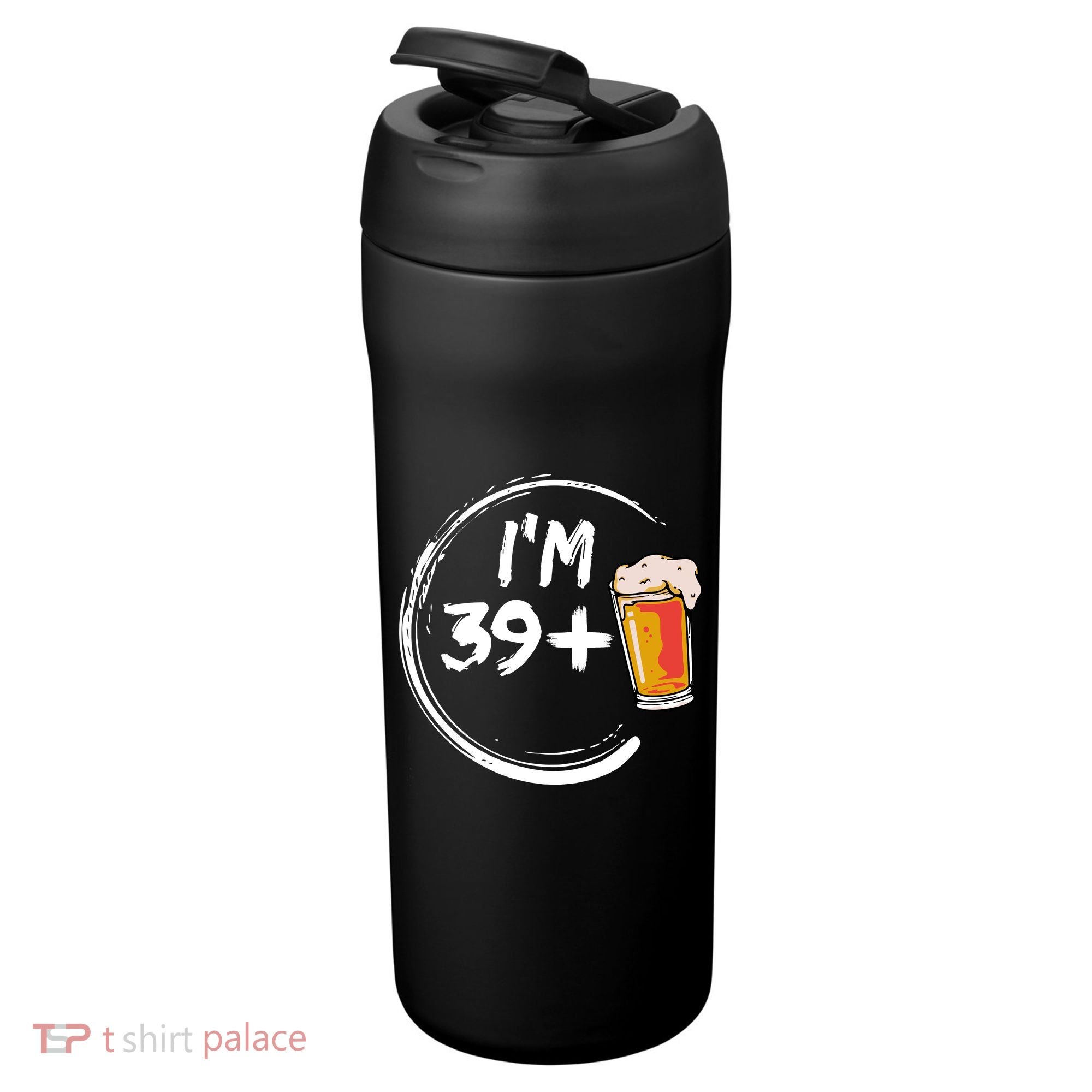 Retro 40th Birthday Beer Lover 24oz Duet Stainless Steel Tumbler