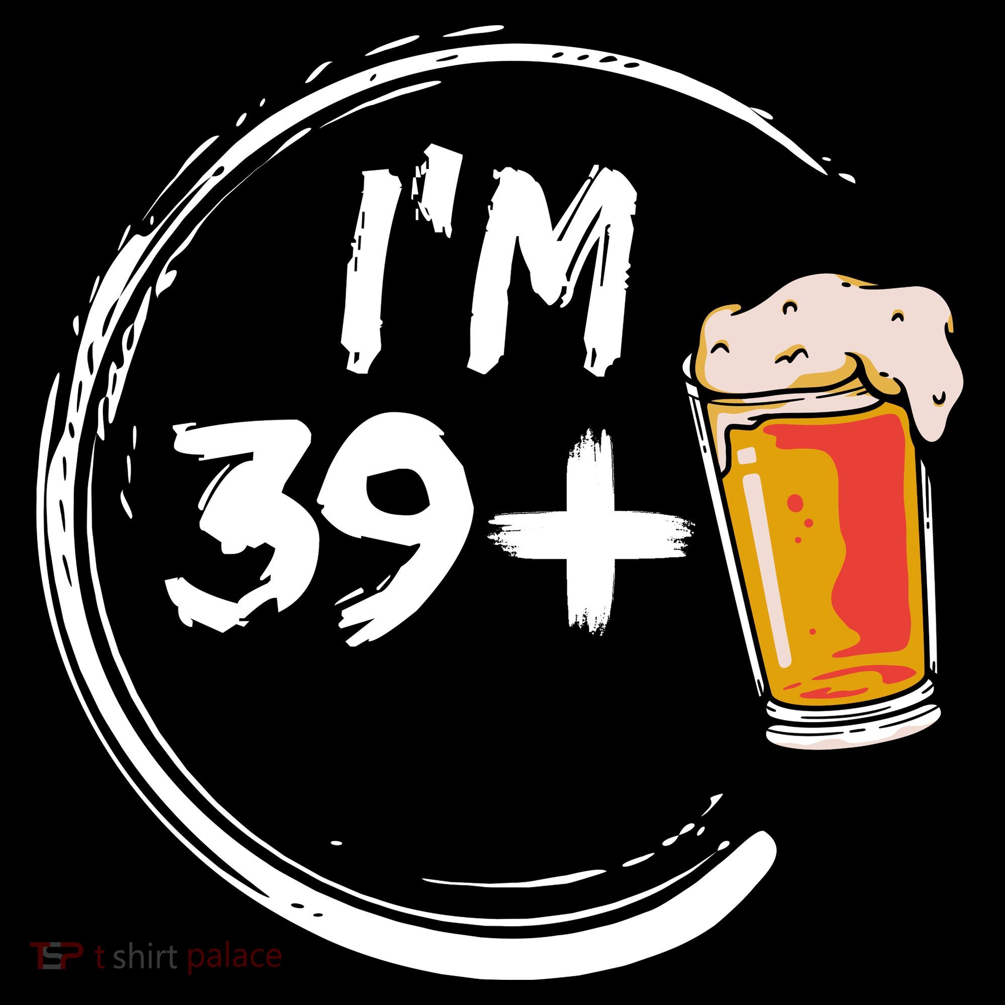 Retro 40th Birthday Beer Lover Mousepad