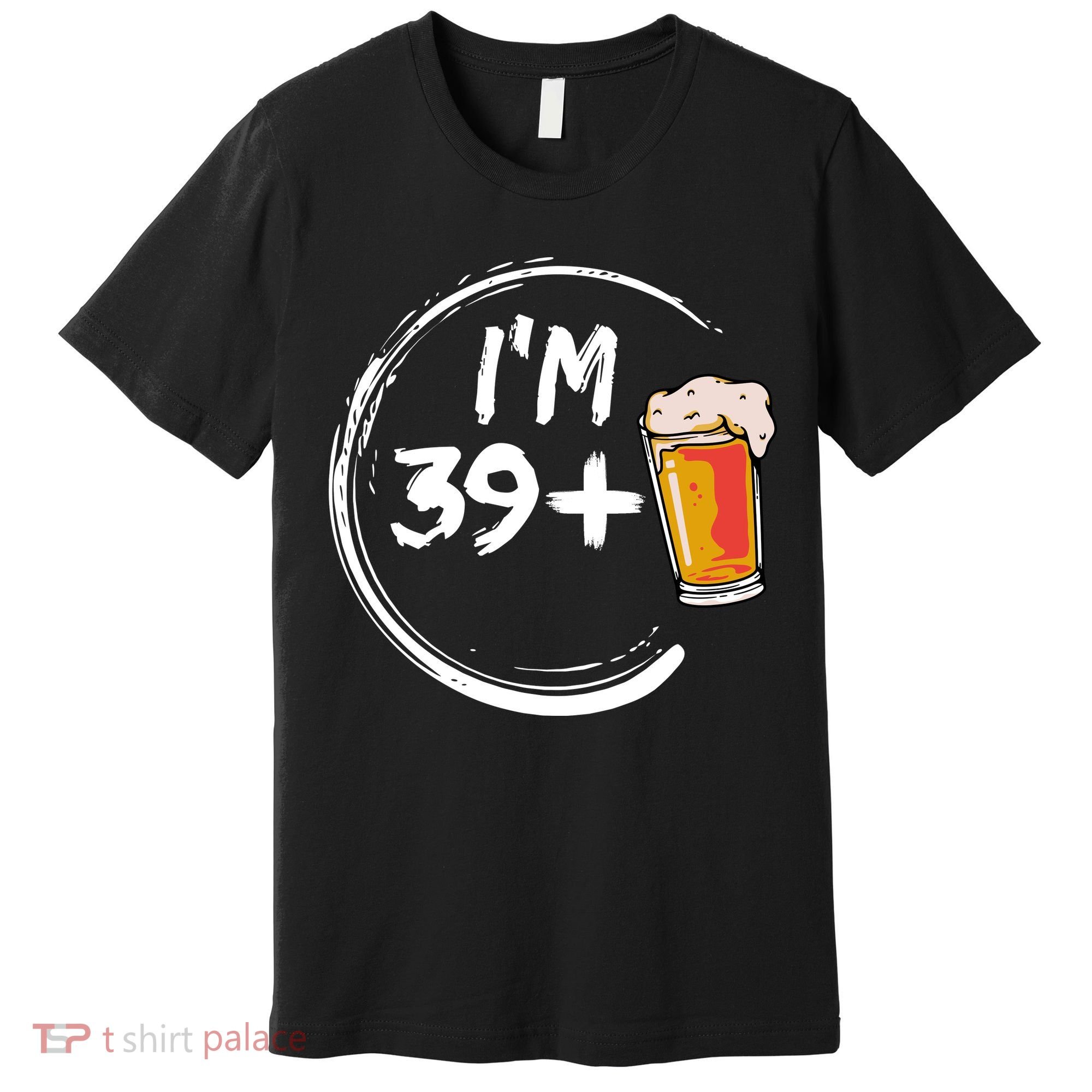Retro 40th Birthday Beer Lover Premium T-Shirt