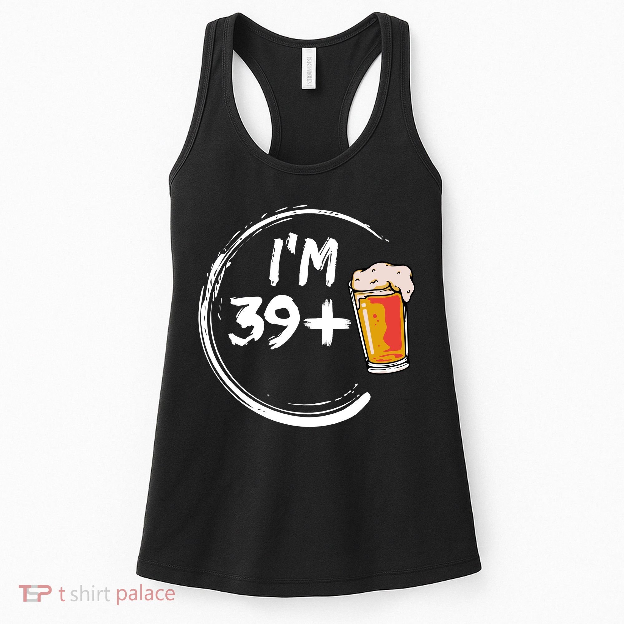 Retro 40th Birthday Beer Lover Women's Tank Top