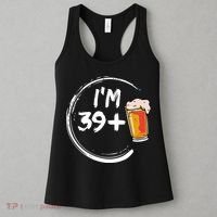 Retro 40th Birthday Beer Lover Women's Tank Top thumb 3