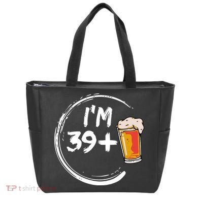Retro 40th Birthday Beer Lover Tote Bag