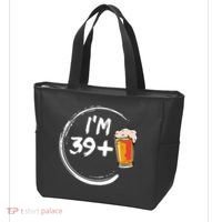 Retro 40th Birthday Beer Lover Tote Bag thumb 3