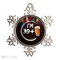 Retro 40th Birthday Beer Lover Ornament thumb 0