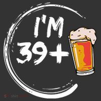 Retro 40th Birthday Beer Lover Ornament thumb 1