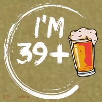 Retro 40th Birthday Beer Lover Garment-Dyed Women's Muscle Tee thumb 6