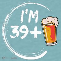Retro 40th Birthday Beer Lover Sueded Cloud Jersey T-Shirt thumb 2
