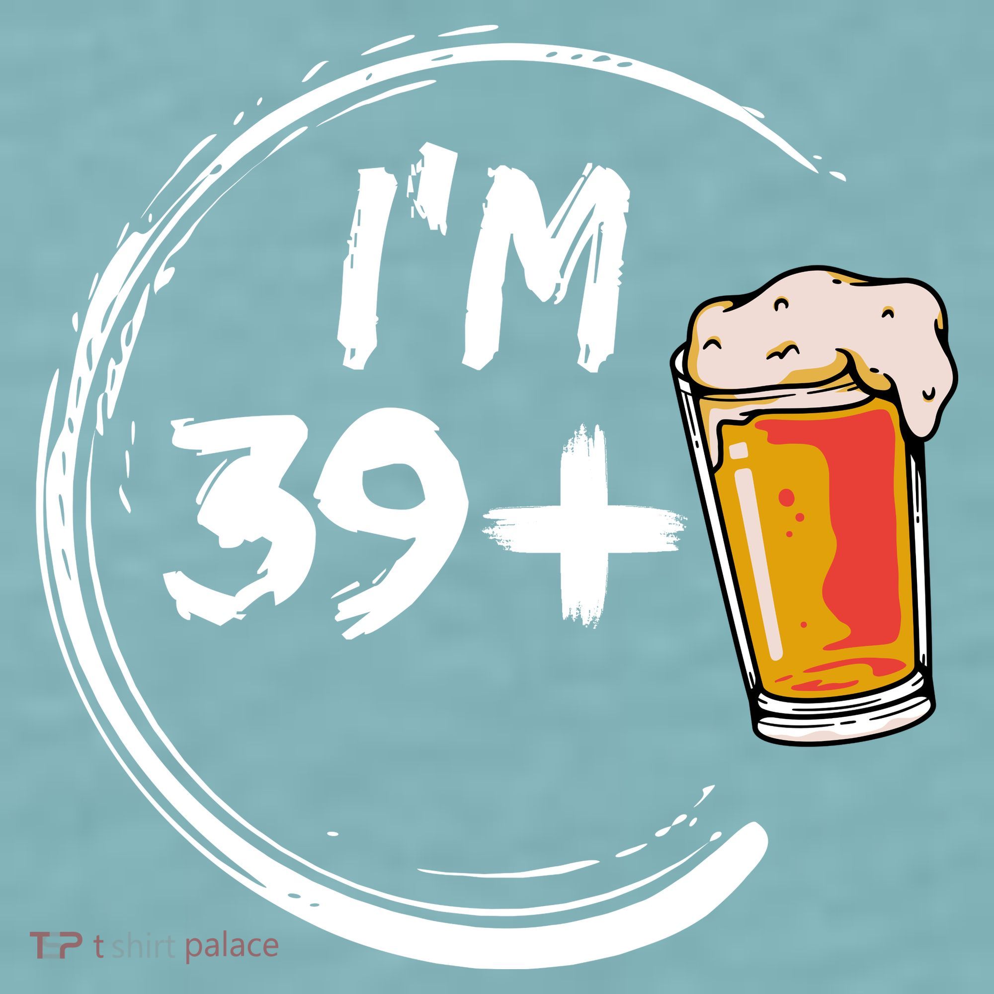 Retro 40th Birthday Beer Lover Sueded Cloud Jersey T-Shirt