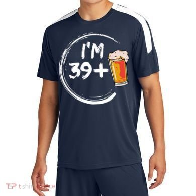 Retro 40th Birthday Beer Lover Soccer Jersey