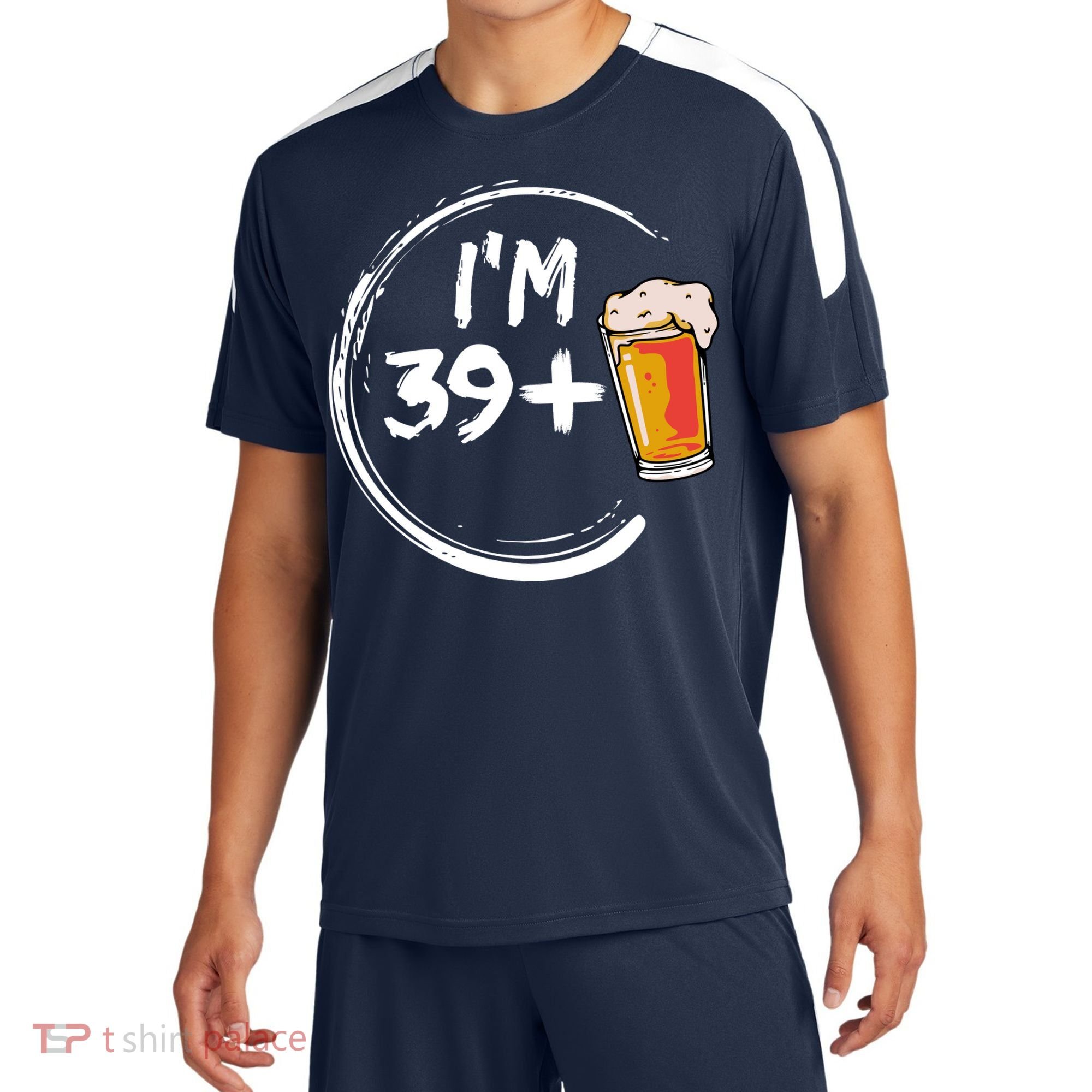 Retro 40th Birthday Beer Lover Sport-Tek Competitor United Soccer Jersey