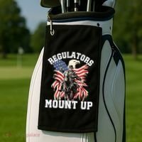 Regulators 4th Of July Independence Day Eagle Golf Towel thumb 2
