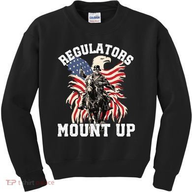 Regulators 4th Of July Independence Day Eagle Kids Sweatshirt